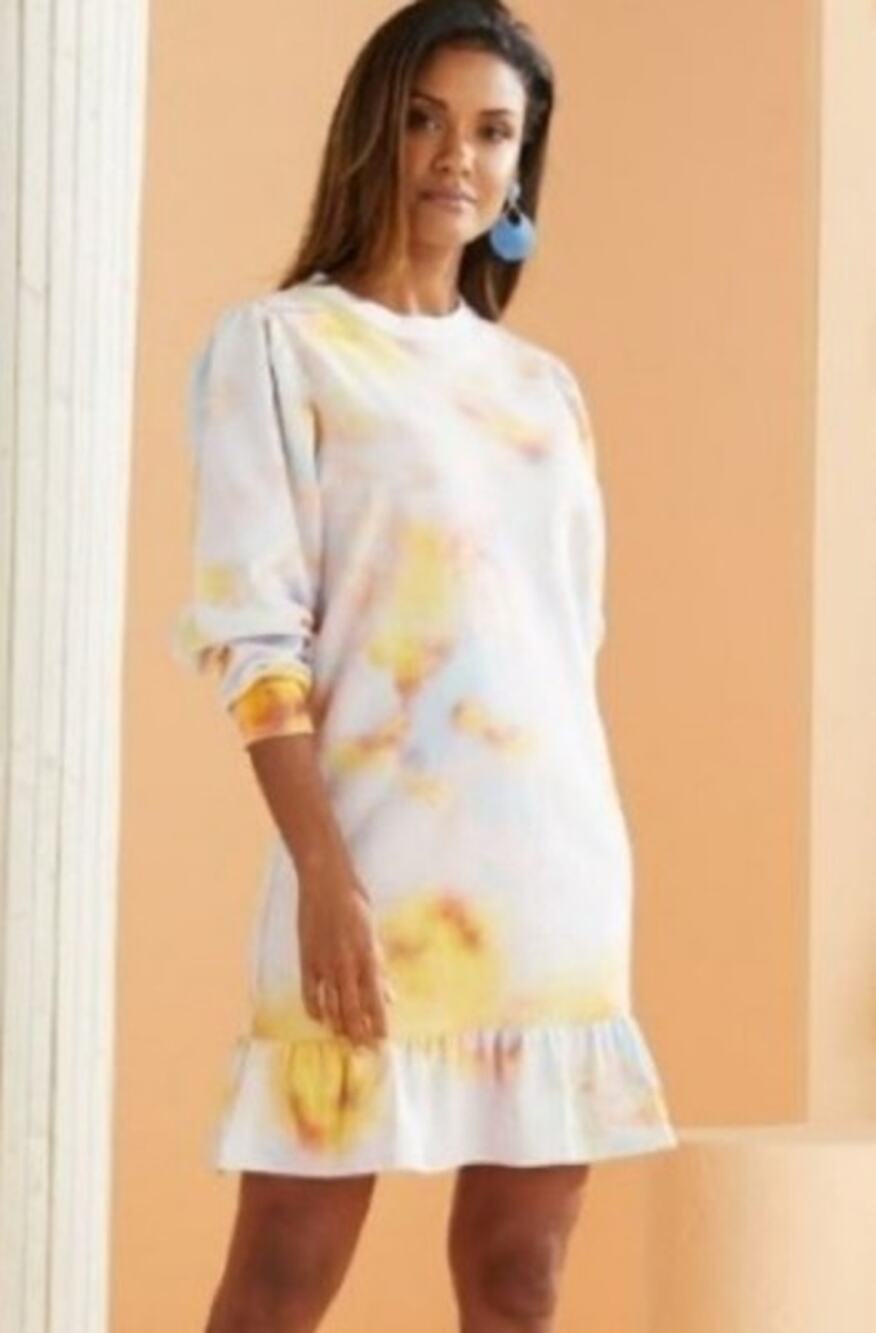 Marie Oliver Celee Sweatshirt Tie Dyed Dress Sz. S
